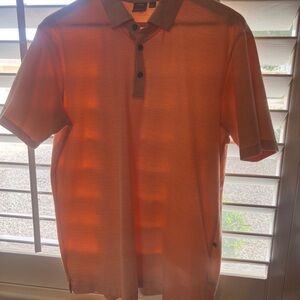Ping Men's Vibrant Orange Polo Shirt